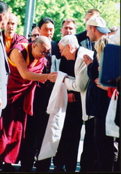 Dalaj Lama i Jerzy Strączyński